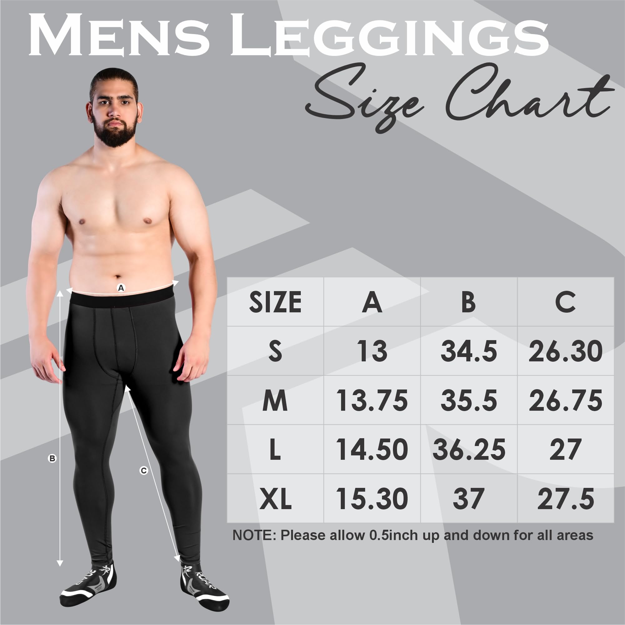 ROAR-INT Compression Pants Men MMA Leggings No-Gi Grappling Spats BJJ Pants Compression Tights Jiu Jitsu Spats - Image 7