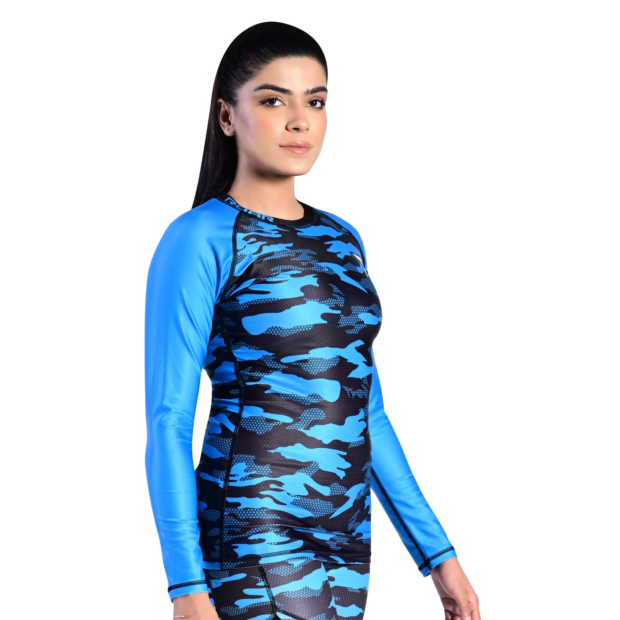 Roar Women MMA Rash Guard BJJ Grappling Training Rash Guard Long Sleeve No-Gi MMA Fight Gear Shirt - Image 4